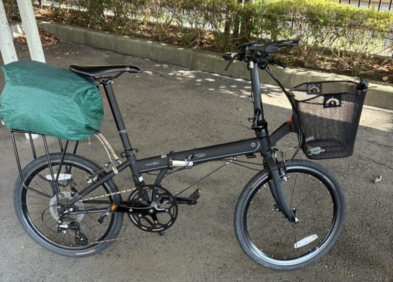 DAHON Speed Falcoに前カゴをつけた